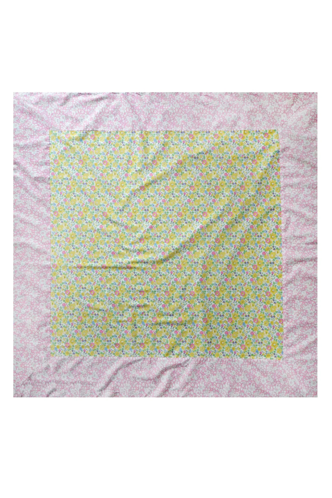 Reversible Tablecloth made with Liberty Fabric BETSY BOO & BETSY CITRUS - Coco & Wolf