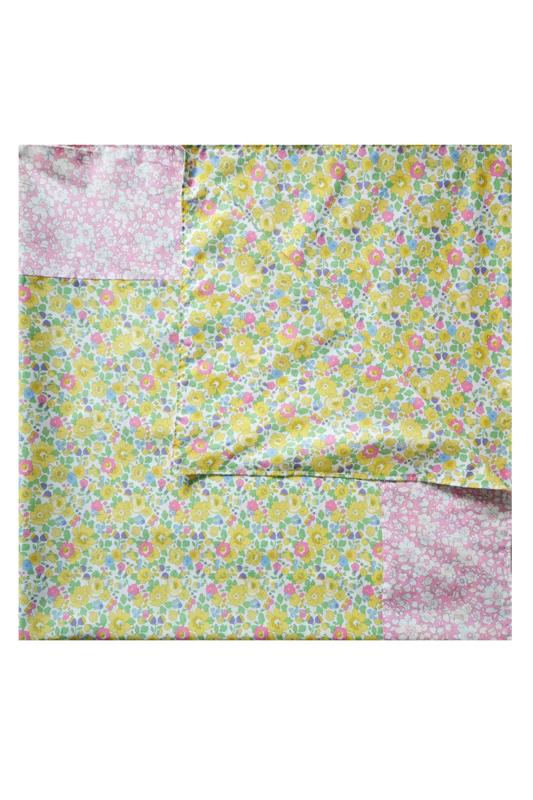 Reversible Tablecloth made with Liberty Fabric BETSY BOO & BETSY CITRUS - Coco & Wolf