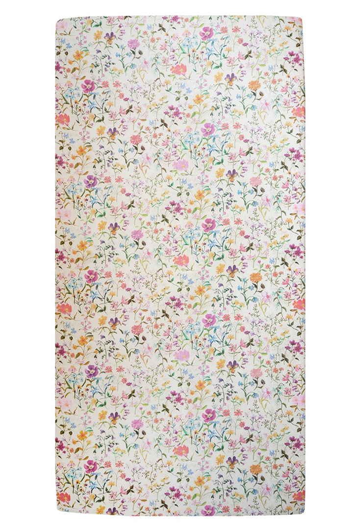 Fitted Sheet made with Liberty Fabric LINEN GARDEN