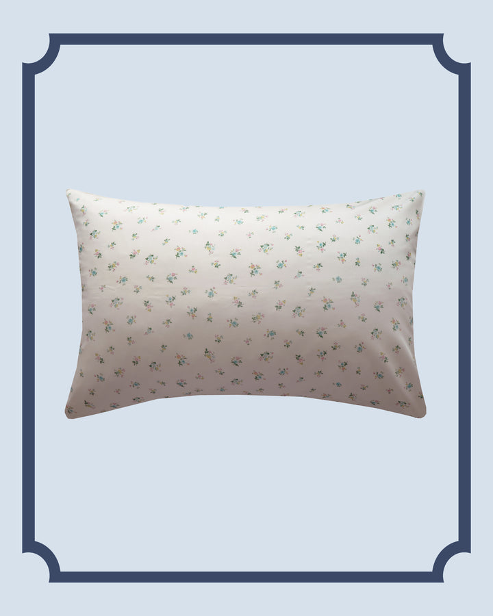 Bridgerton Pillowcase made with Liberty Fabric POSY CORSAGE YELLOW