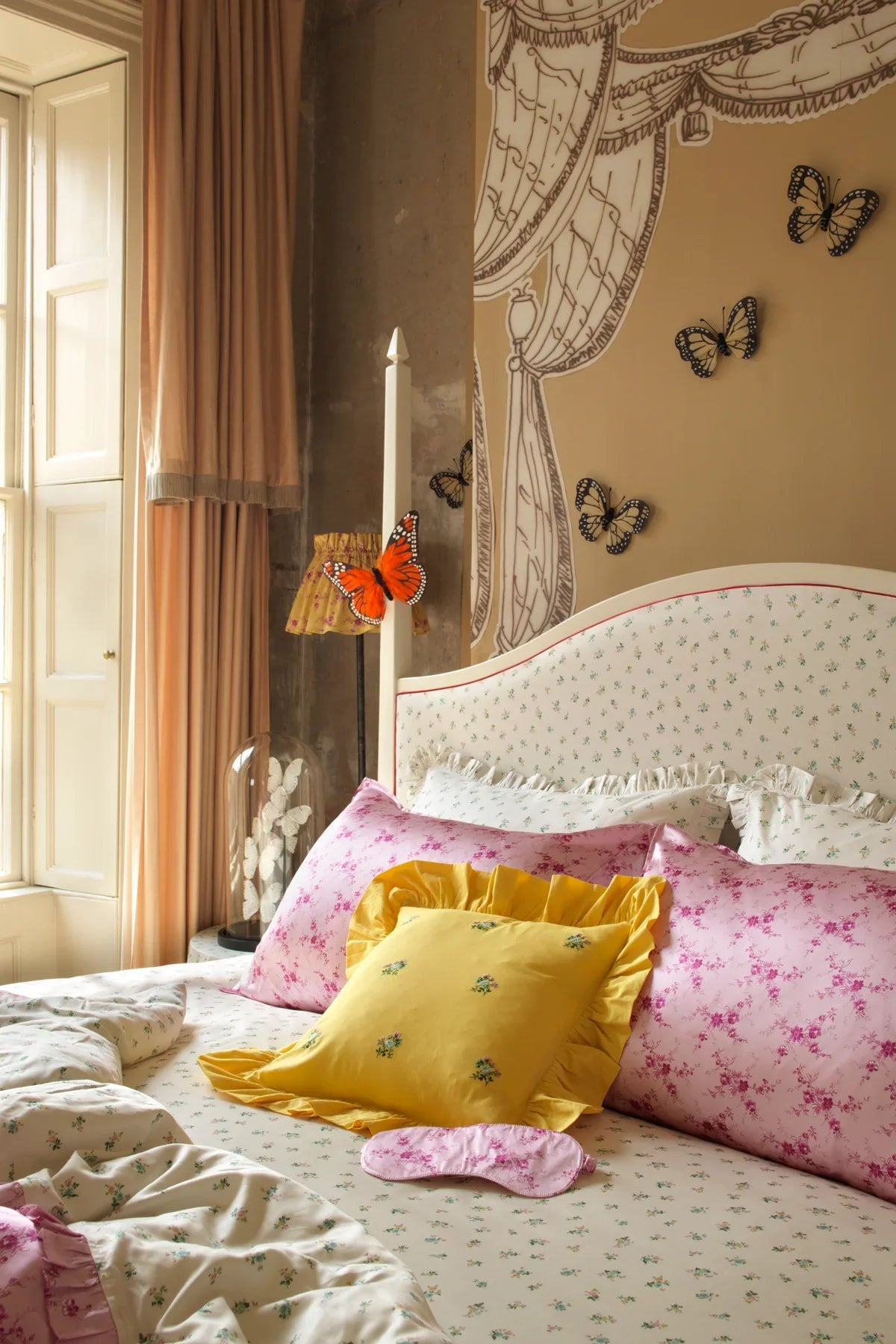 Complete Bedding Set made with Liberty Fabric POSY CORSAGE