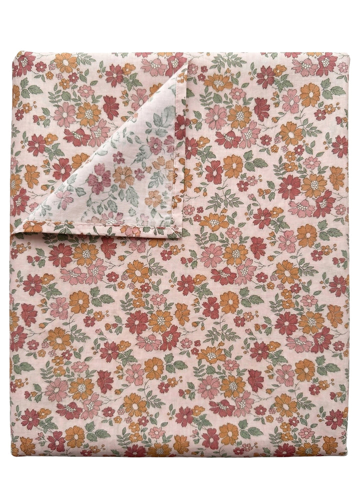 Flat Top Sheet made with Liberty Fabric CAPEL FLORET