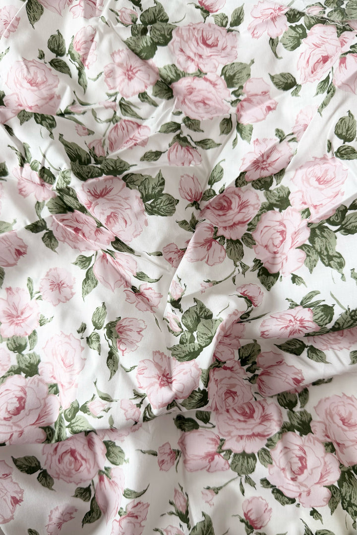 Housewife Pillowcase made with Liberty Fabric CARLINE ROSE PINK