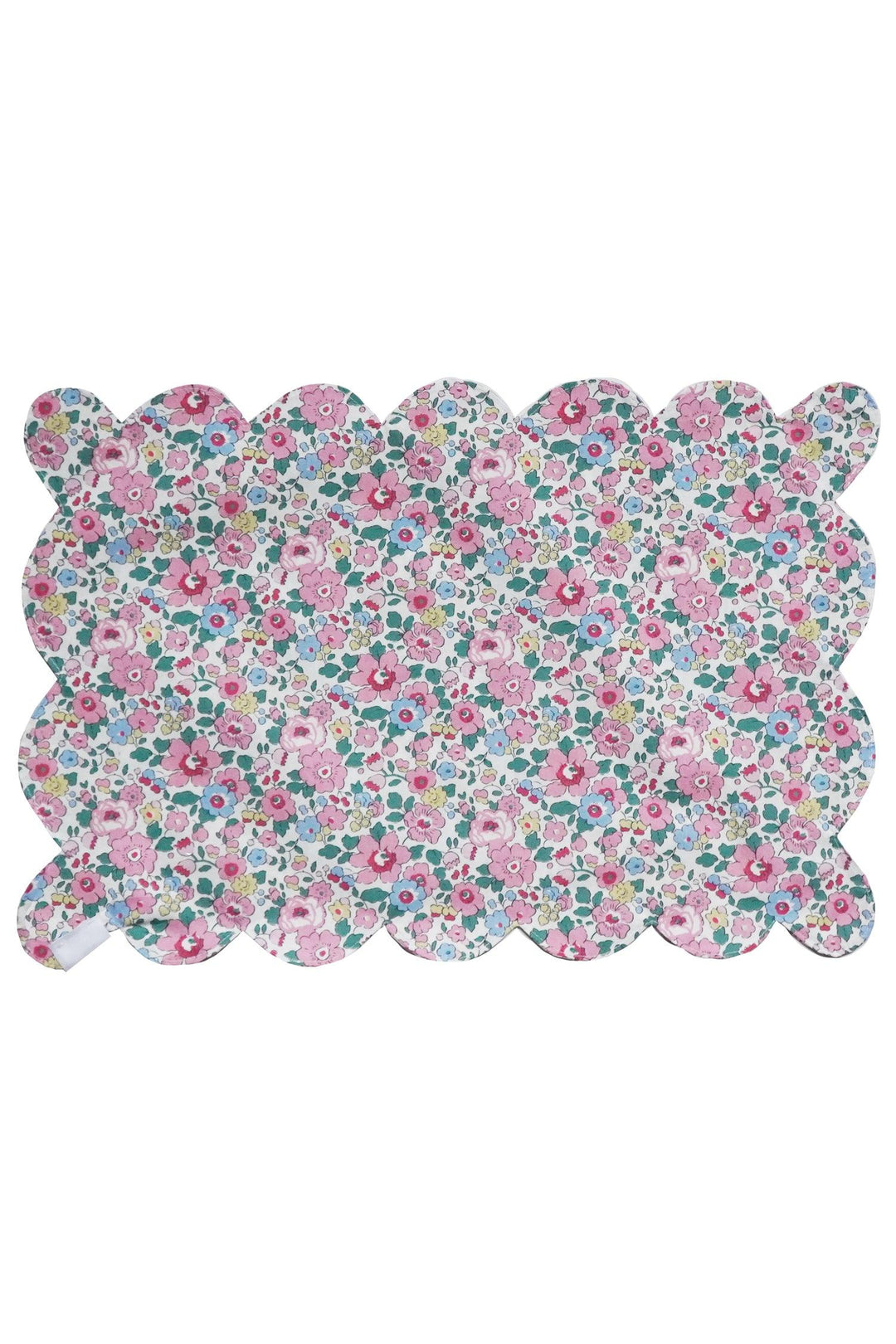 Reversible Scalloped Placemat made with Liberty Fabric BETSY