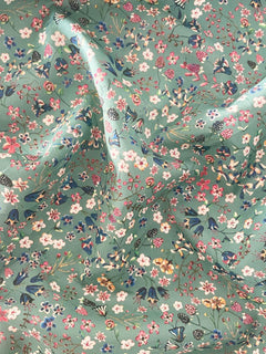 Complete Bedding Set made with Liberty Fabric DONNA LEIGH GREEN