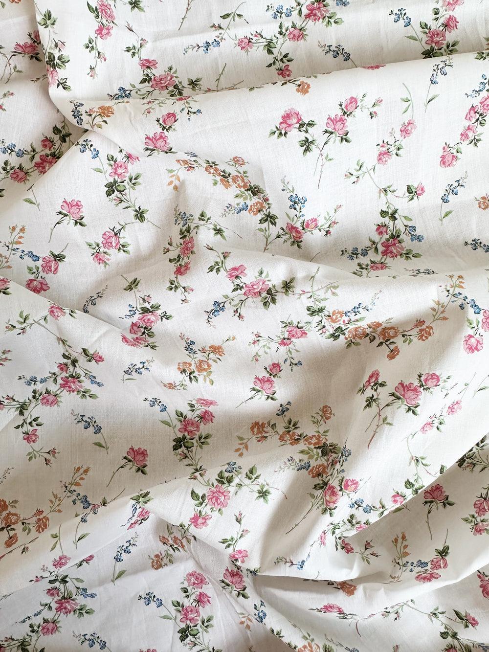 Frill Edge Pillowcase made with Liberty Fabric ELIZABETH