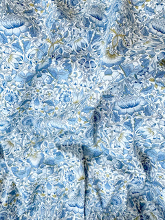 Complete Bedding Set made with Liberty Fabric LODDEN CHINA BLUE