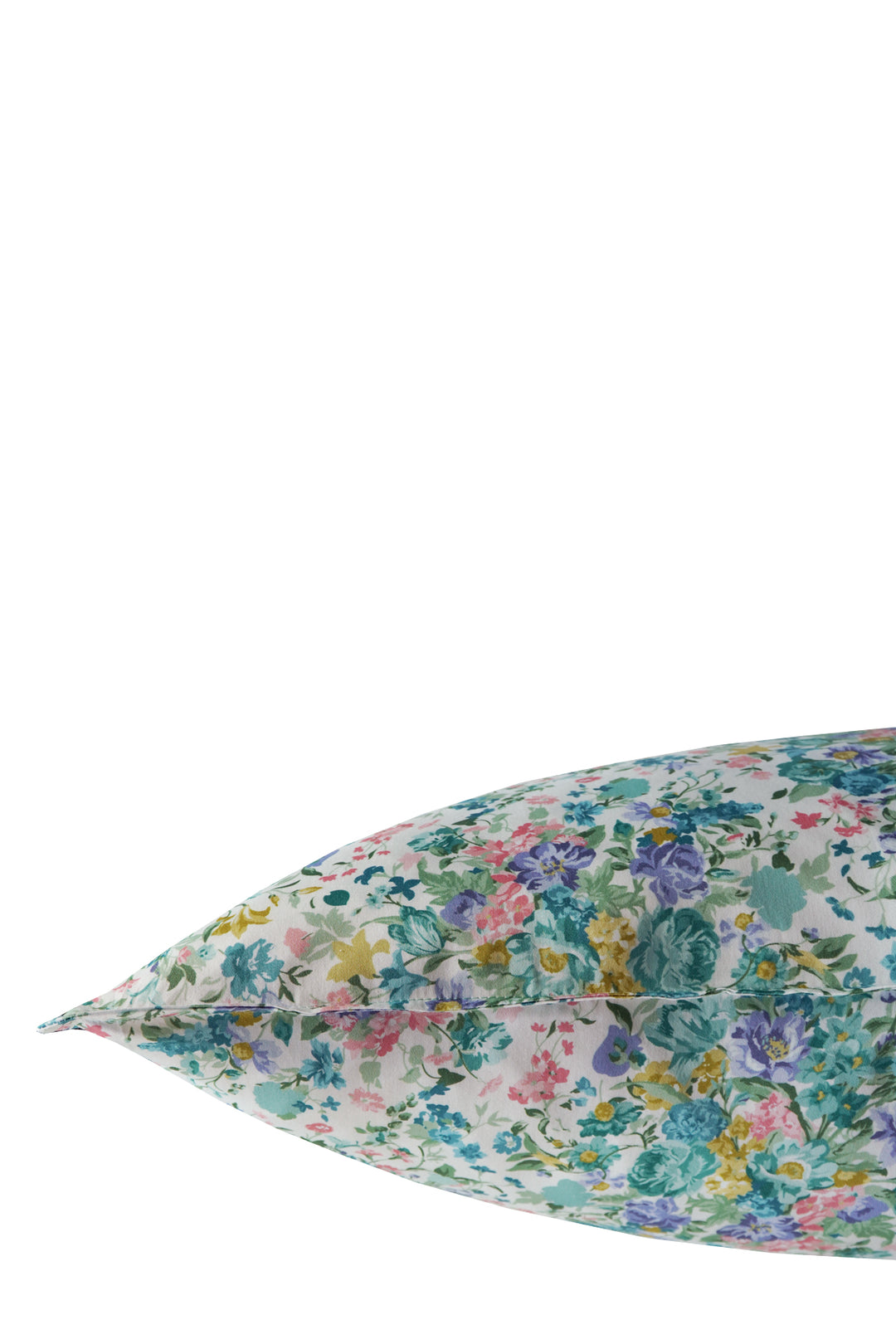 Bridgerton Pillowcase made with Liberty Fabric BOUQUET PARADE GREEN