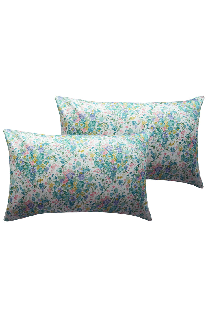 Bridgerton Reversible Duvet Set made with Liberty Fabric BOUQUET PARADE & REGAL BLOSSOM