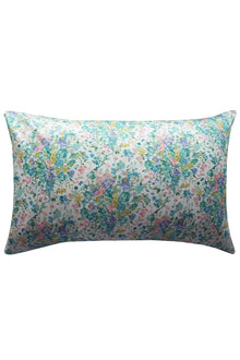 Housewife Pillowcase made with Liberty Fabrics & Bridgerton BOUQUET PARADE GREEN