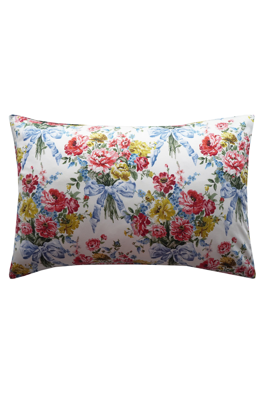 Bridgerton Reversible Duvet Set made with Liberty Fabric BOW BOUQUET & GARDEN BLOOMS