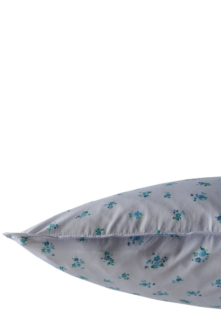 Bridgerton Housewife Pillowcase made with Liberty Fabric POSEY CORSAGE BLUE