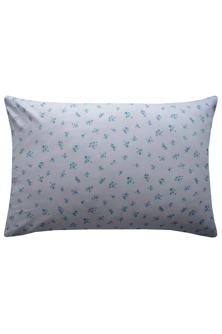 Bridgerton Housewife Pillowcase made with Liberty Fabric POSEY CORSAGE BLUE