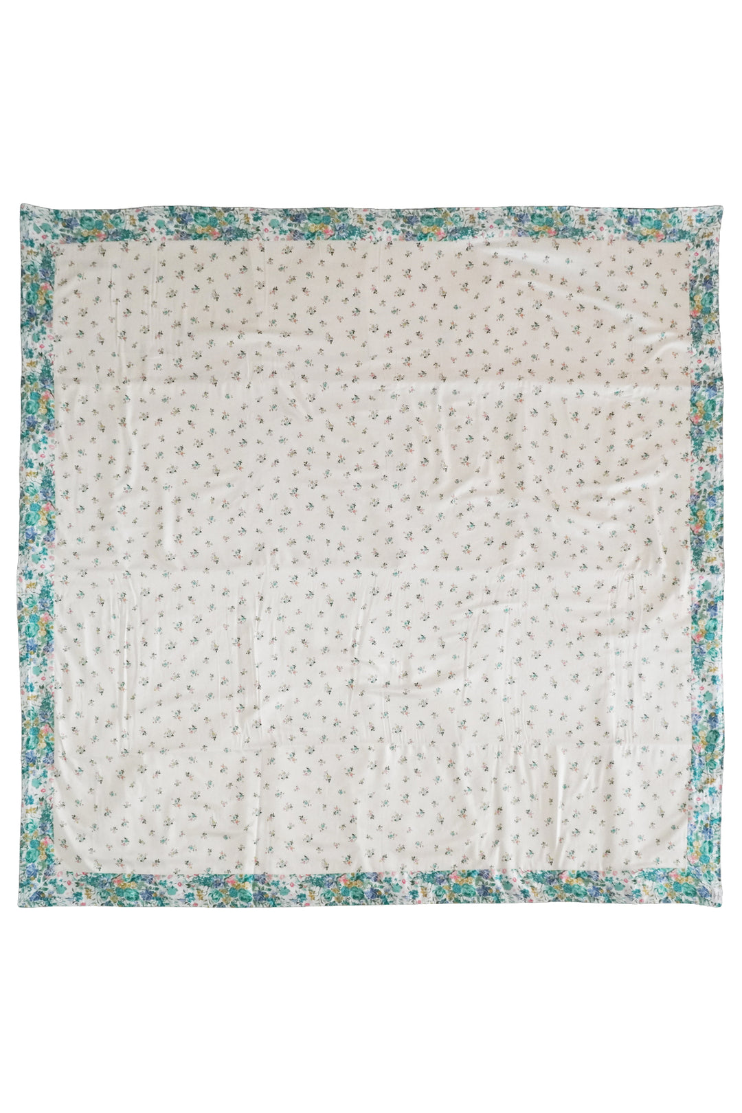 Picnic Blanket made with Liberty Fabrics & Bridgerton POSY CORSAGE & BOUQUET PARADE
