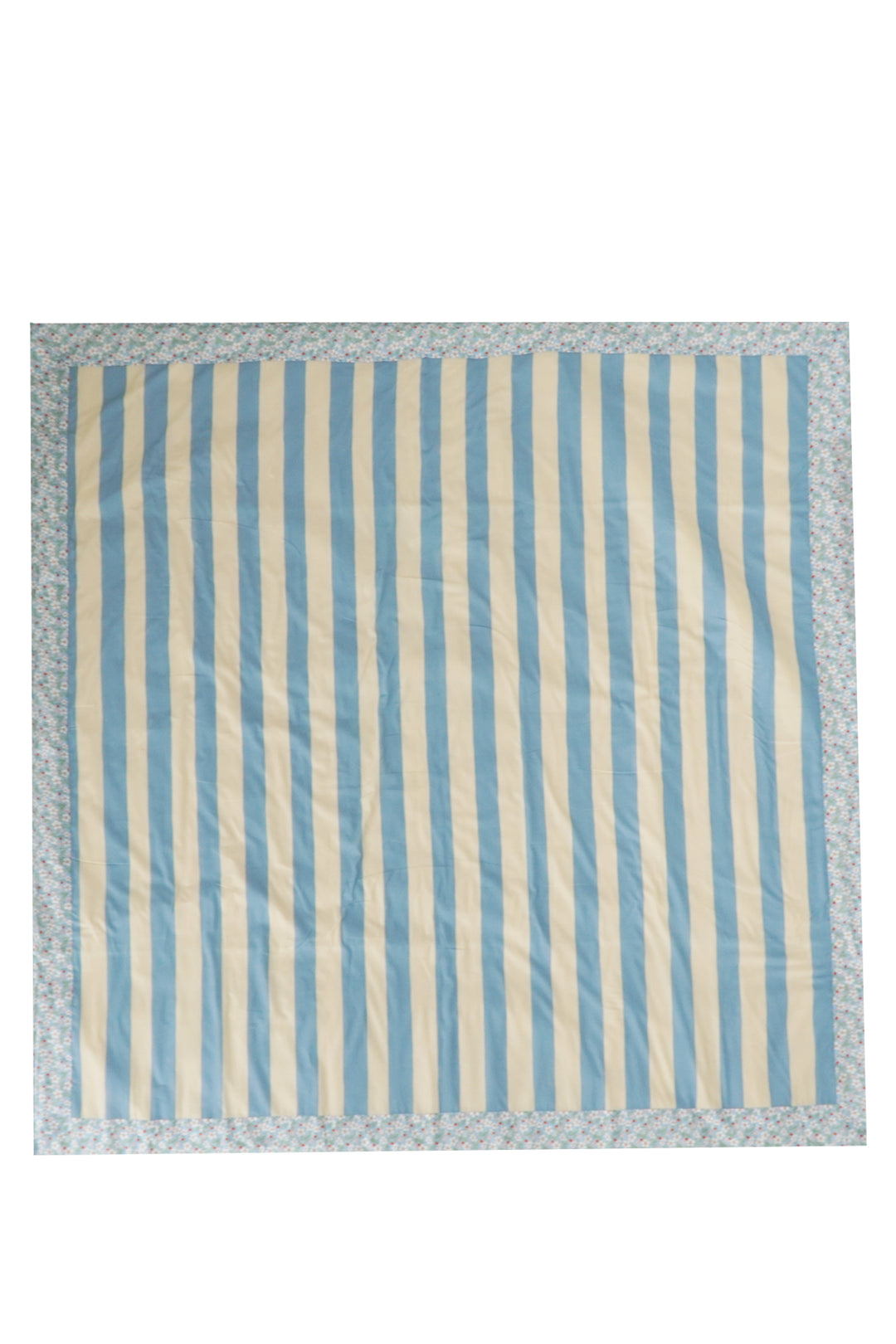 Picnic Blanket made with Liberty Fabric VACATION STRIPE
