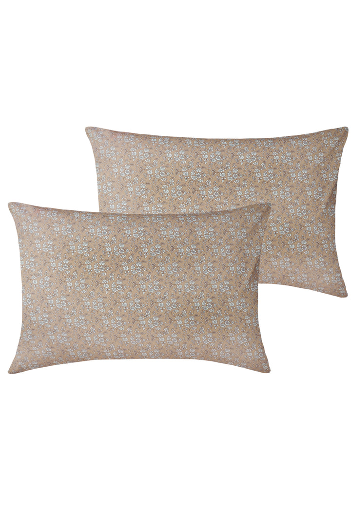 Pillowcase made with Liberty Fabric CAPEL TAUPE - Coco & Wolf