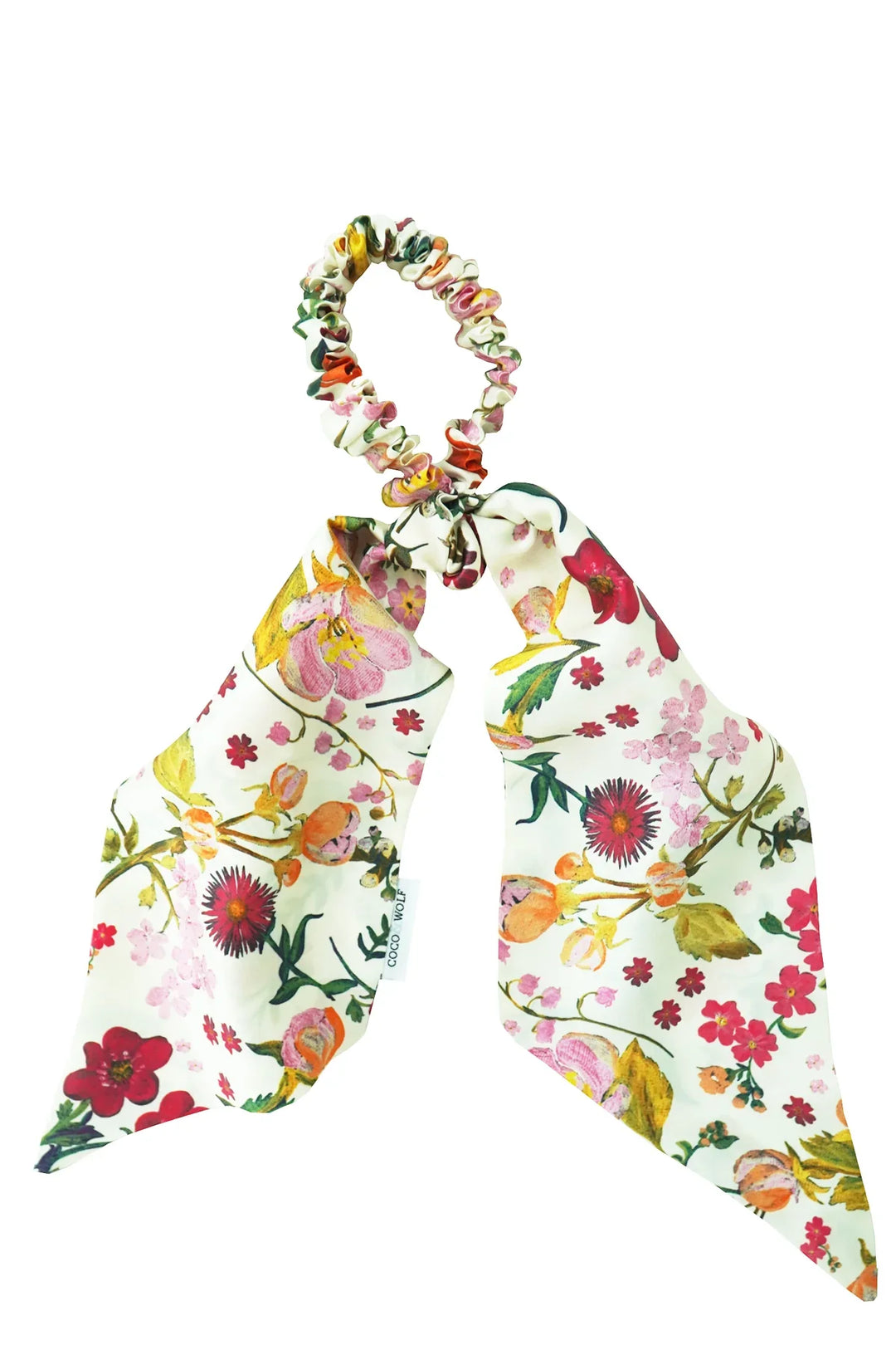 Silk Scarf Hair Scrunchie made with Liberty Fabric HEIDI - Coco & Wolf