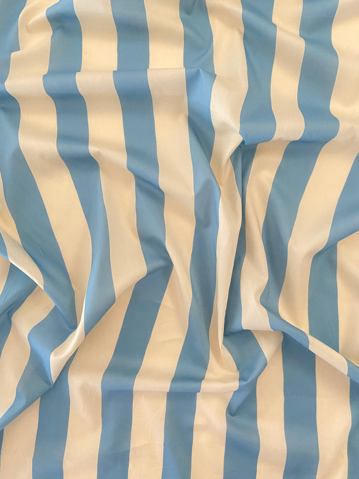 Picnic Blanket made with Liberty Fabric VACATION STRIPE