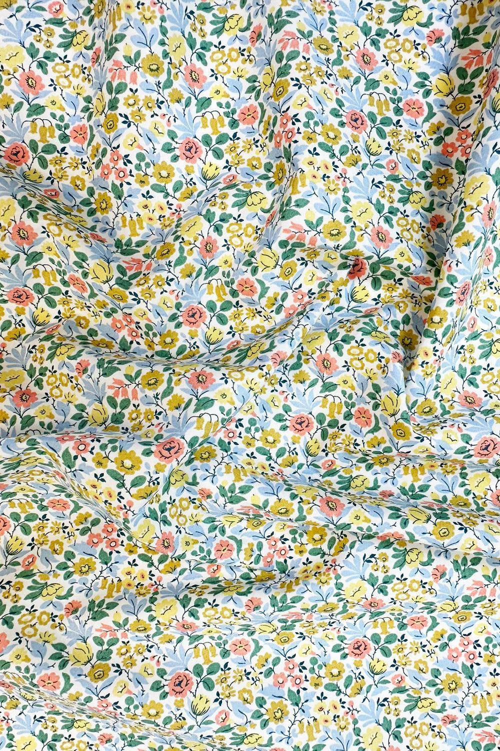 Set of Two Oxford Pillowcases made with Liberty Fabric ASTRID NIVA