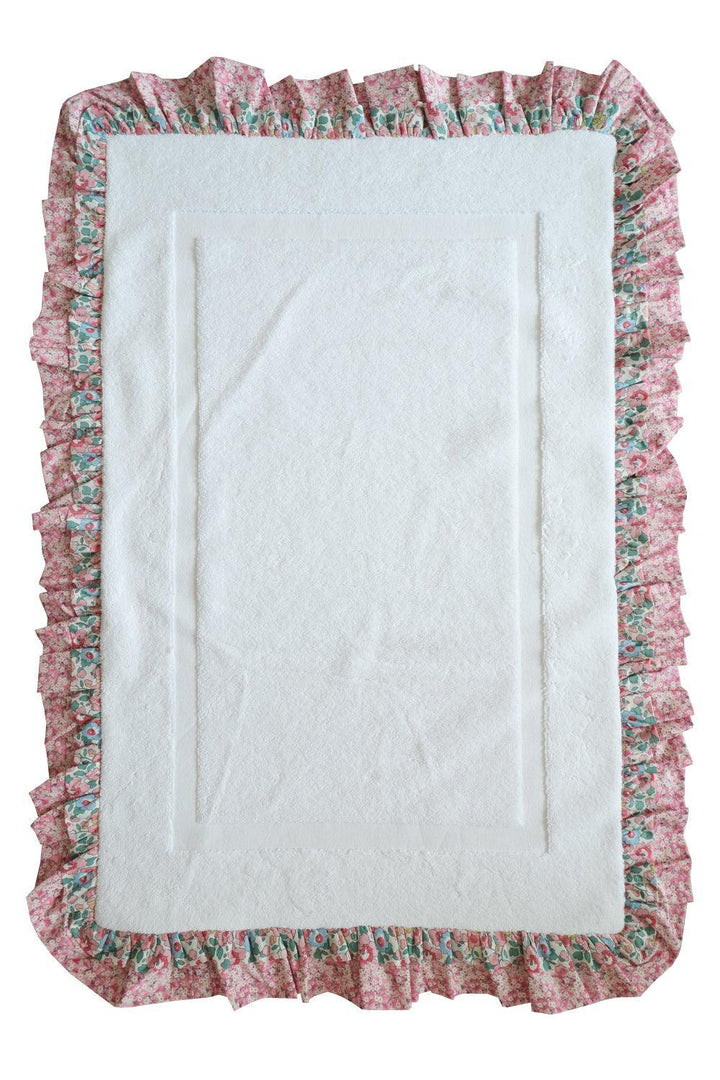 Bath Mat made with Liberty Fabric BETSY & MITSI VALERIA - Coco & Wolf