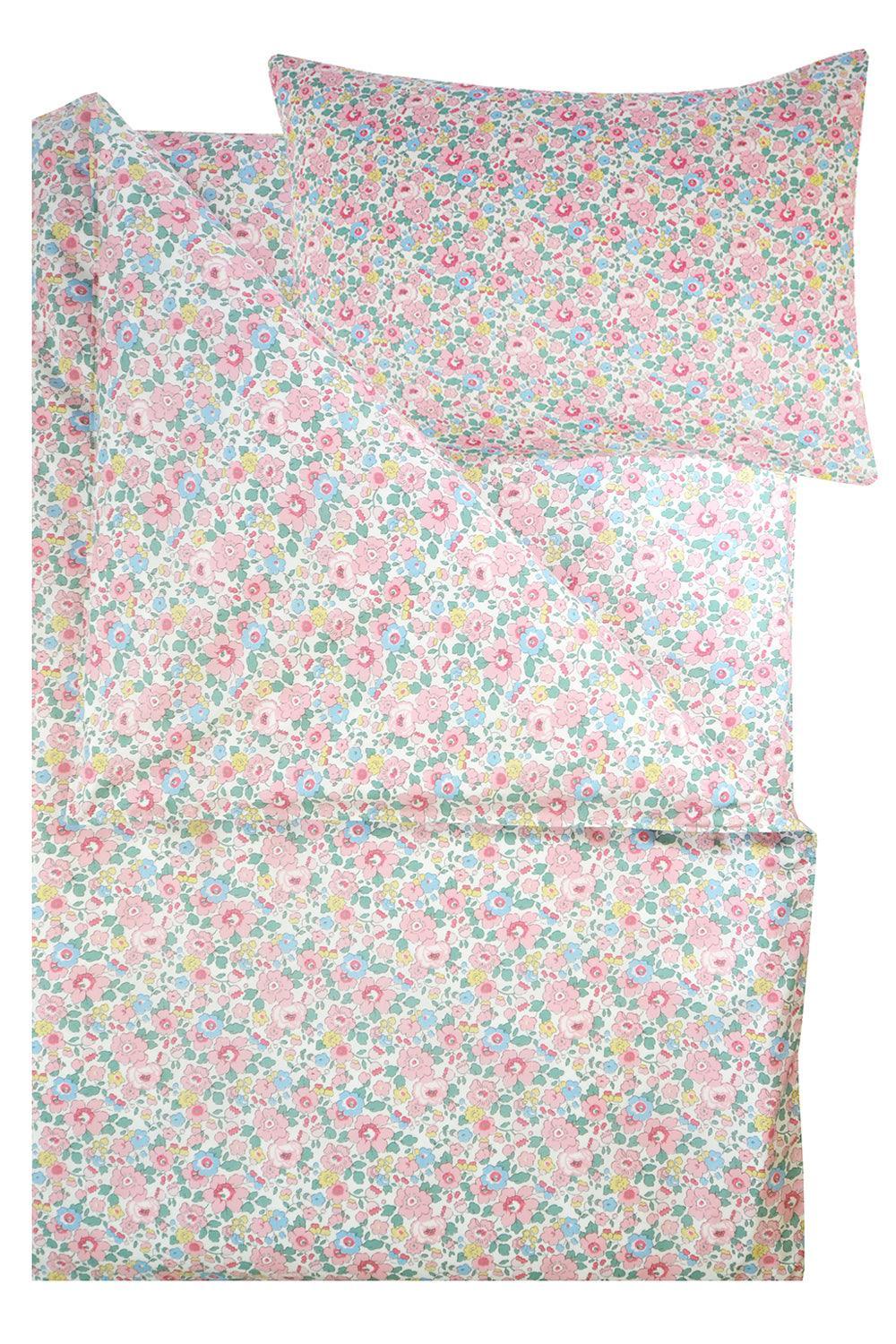 Duvet Set made with Liberty Fabric BETSY CANDY FLOSS - Coco & Wolf