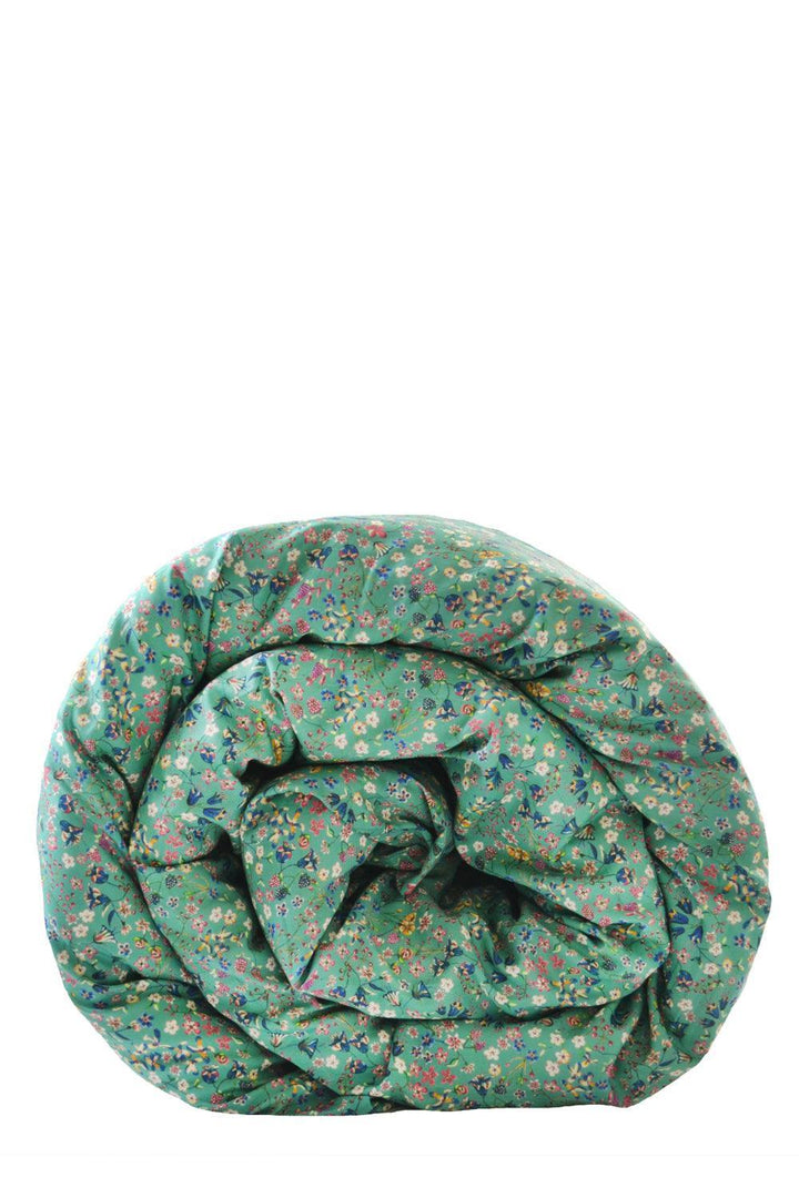 Duvet Set made with Liberty Fabric DONNA LEIGH GREEN - Coco & Wolf