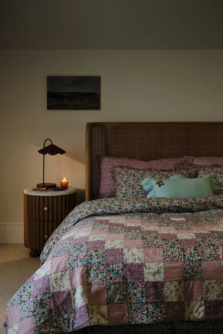 Bedding made with Liberty Fabric DREAMS OF SUMMER