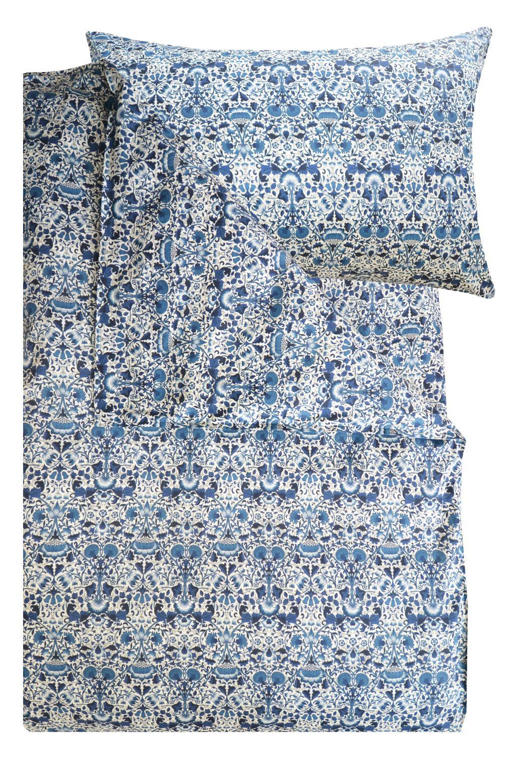 Bedding made with Liberty Fabric LODDEN NAVY - Coco & Wolf