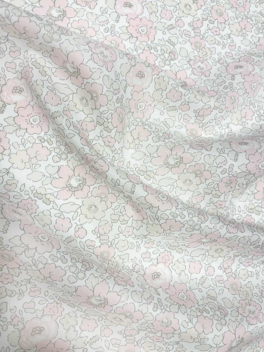Pillowcase made with Liberty Fabric BETSY LACE