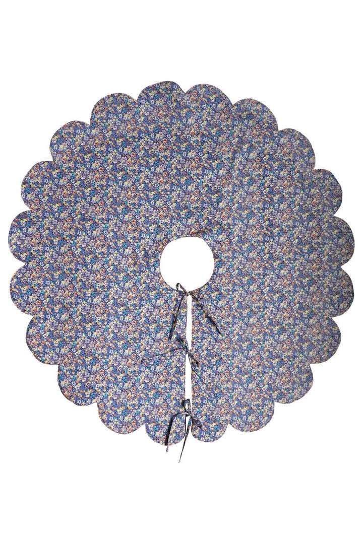 Reversible Christmas Tree Skirt made with Liberty Fabric EMMA ETOILE