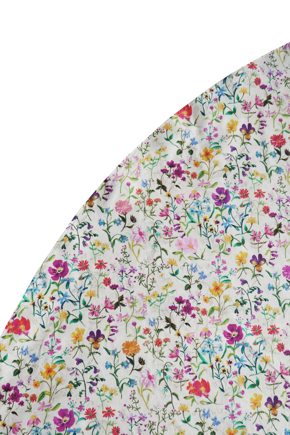 Round Tablecloth made with Liberty Fabric LINEN GARDEN
