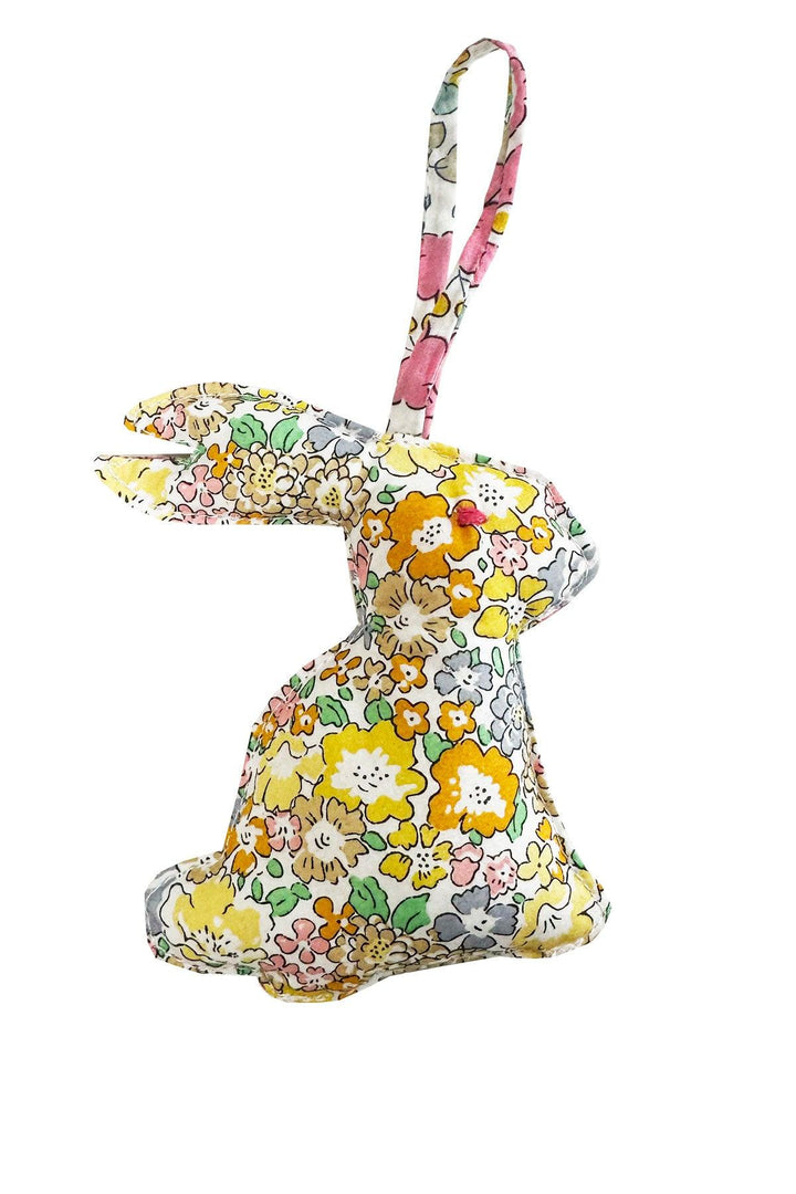 Rabbit Bauble Decoration made with Liberty Fabric BETSY & MICHELLE