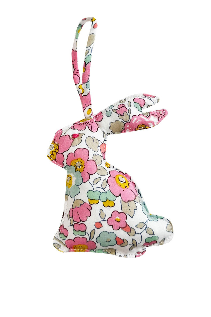 Rabbit Bauble Decoration made with Liberty Fabric BETSY & MICHELLE