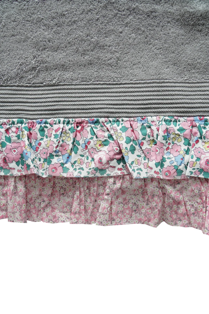 Ruffle Edge Towel made with Liberty Fabric BETSY & MITSI VALERIA
