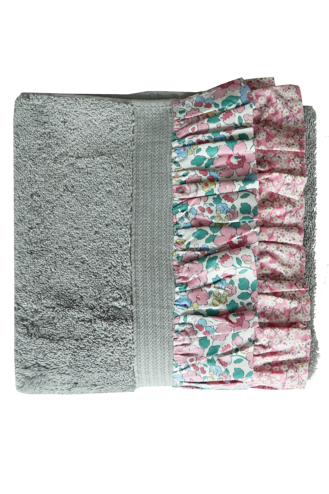 Ruffle Edge Towel made with Liberty Fabric BETSY & MITSI VALERIA