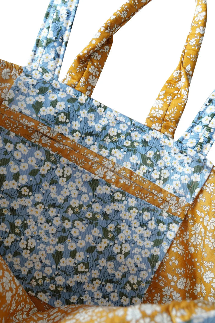 Large Canvas Tote Bag made with Liberty Fabric MITSI & CAPEL