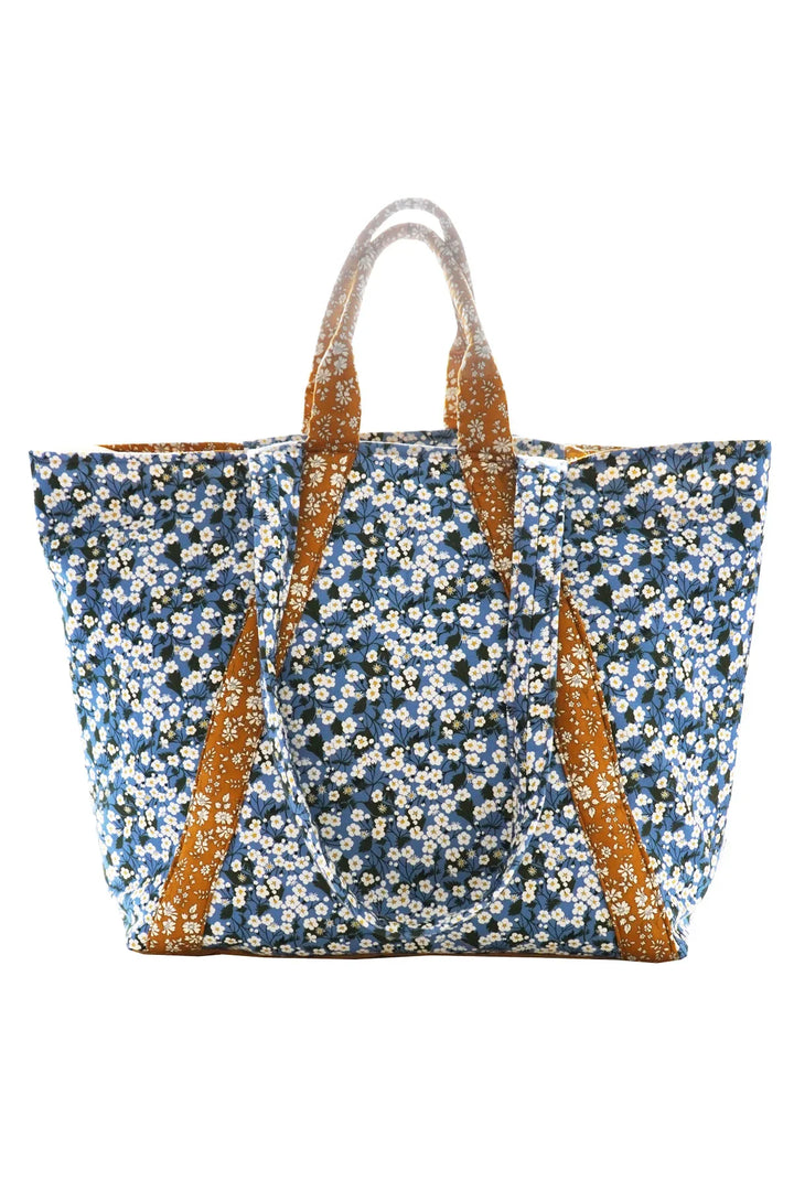 Large Canvas Tote Bag made with Liberty Fabric MITSI & CAPEL