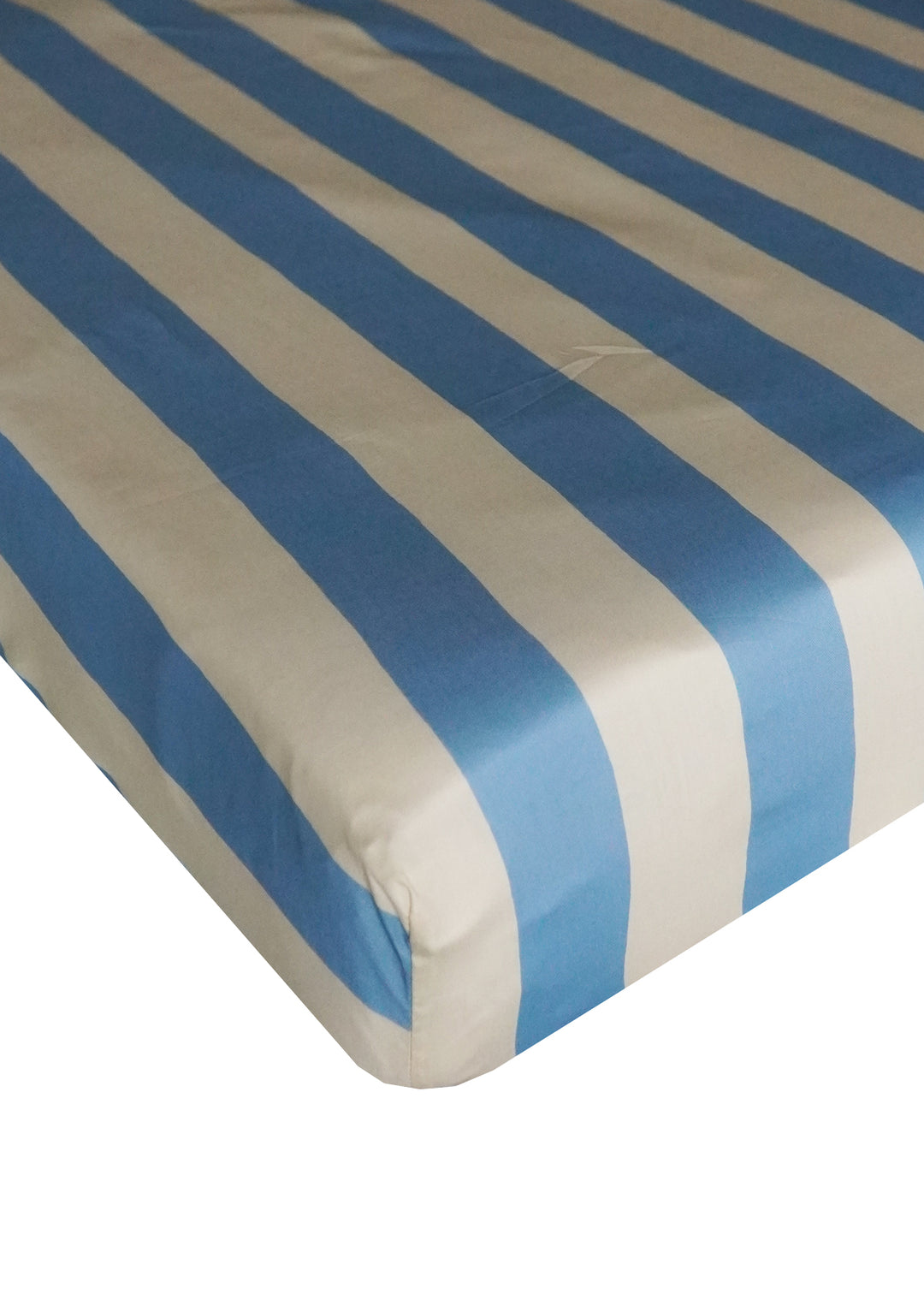 Fitted Sheet made with Liberty Fabric VACATION STRIPE - Coco & Wolf