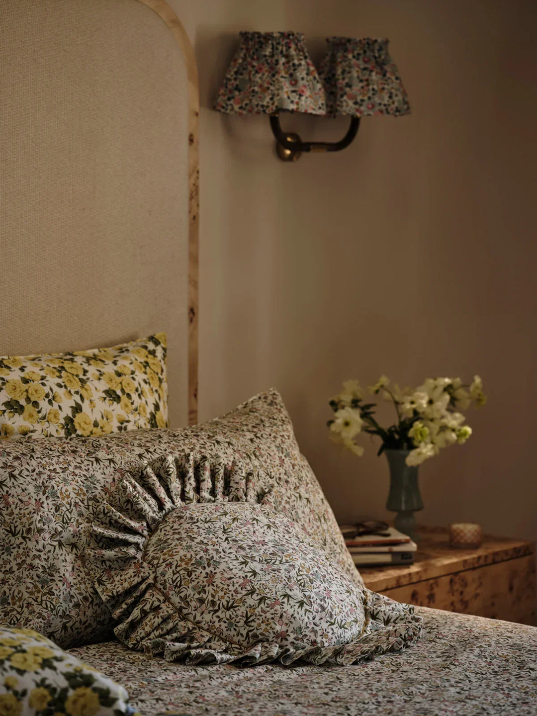Fitted Sheet made with Liberty Fabric TAPESTRY