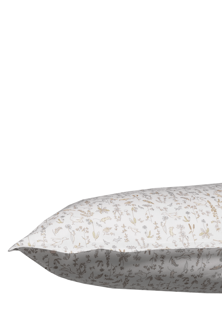 Bedding made with Liberty Fabric THEO GREEN