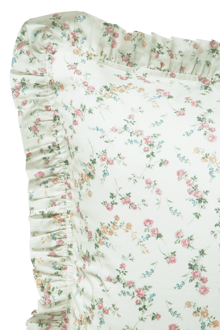 Frill Edge Pillowcase made with Liberty Fabric ELIZABETH