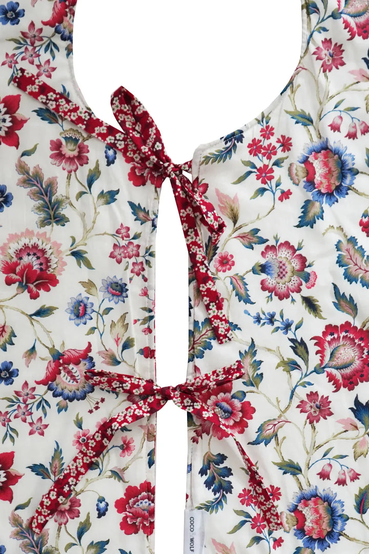 Reversible Christmas Tree Skirt made with Liberty Fabric EVA BELLE - Coco & Wolf