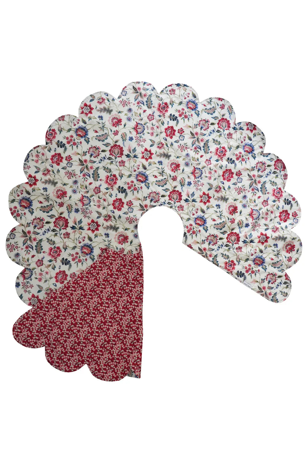 Reversible Christmas Tree Skirt made with Liberty Fabric EVA BELLE - Coco & Wolf