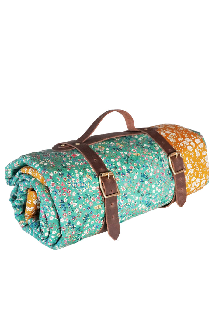 Picnic Blanket made with Liberty Fabric DONNA LEIGH