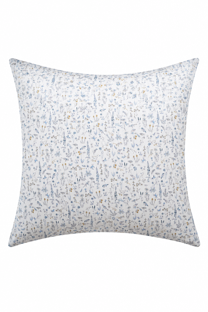Housewife Pillowcase made with Liberty Fabric THEO BLUE