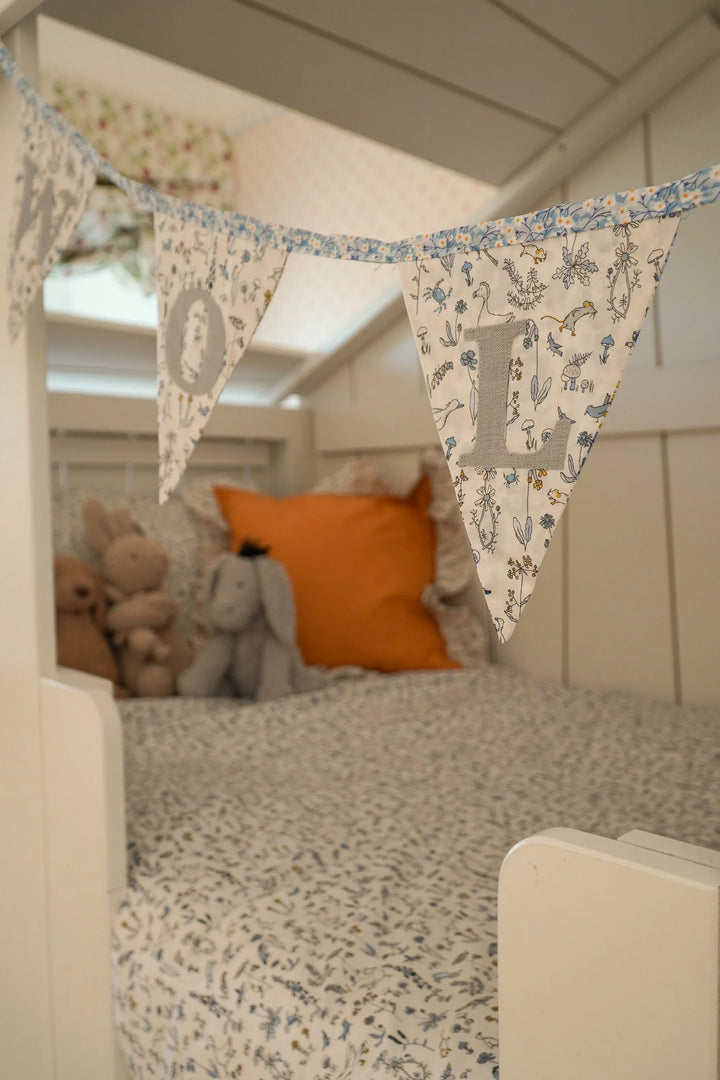 Ruffle Cushion made with Linen Liberty Fabric Turmeric and Theo Green - Coco & Wolf