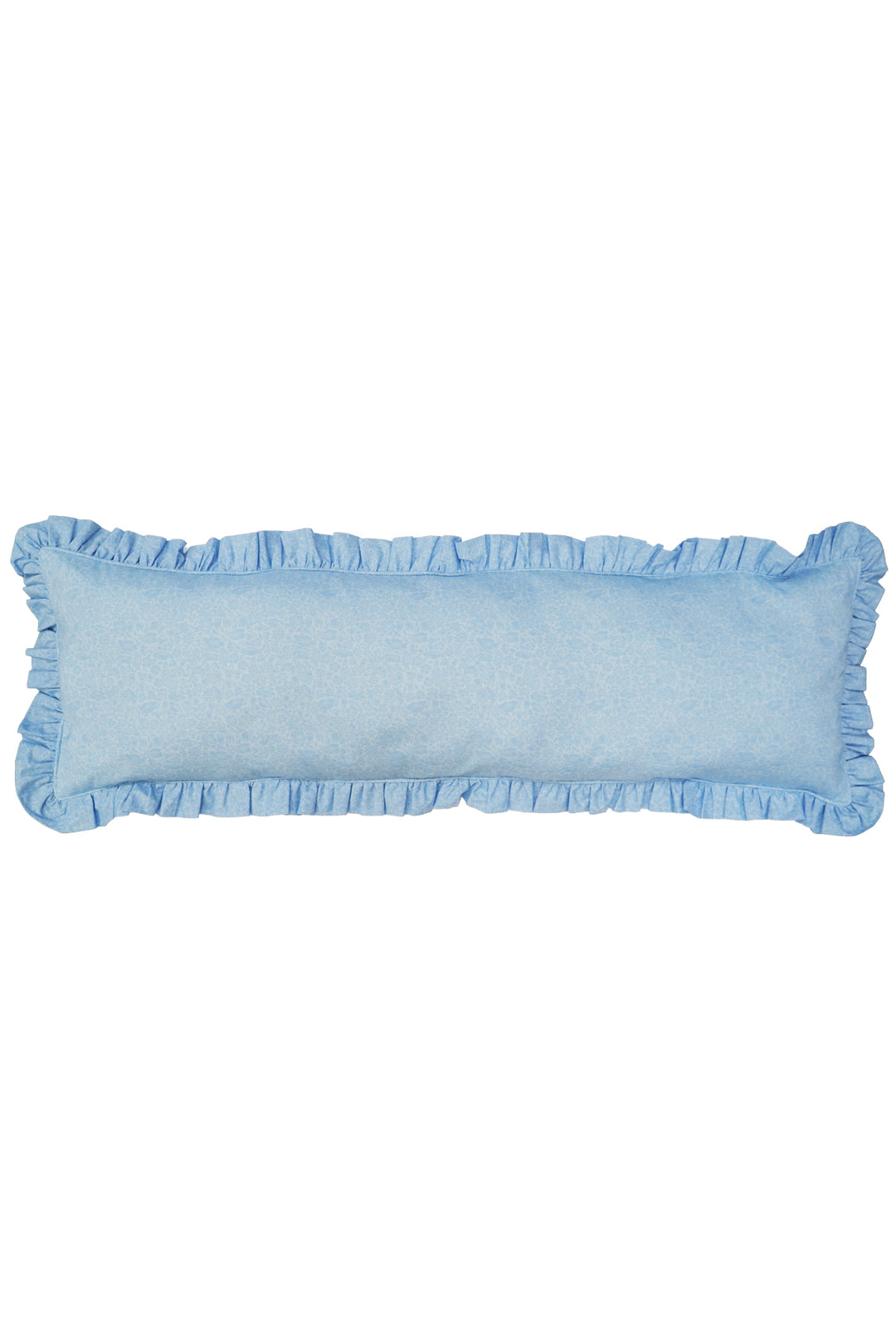 Lumbar Cushion made with Liberty Fabric POPPY DAY SKY