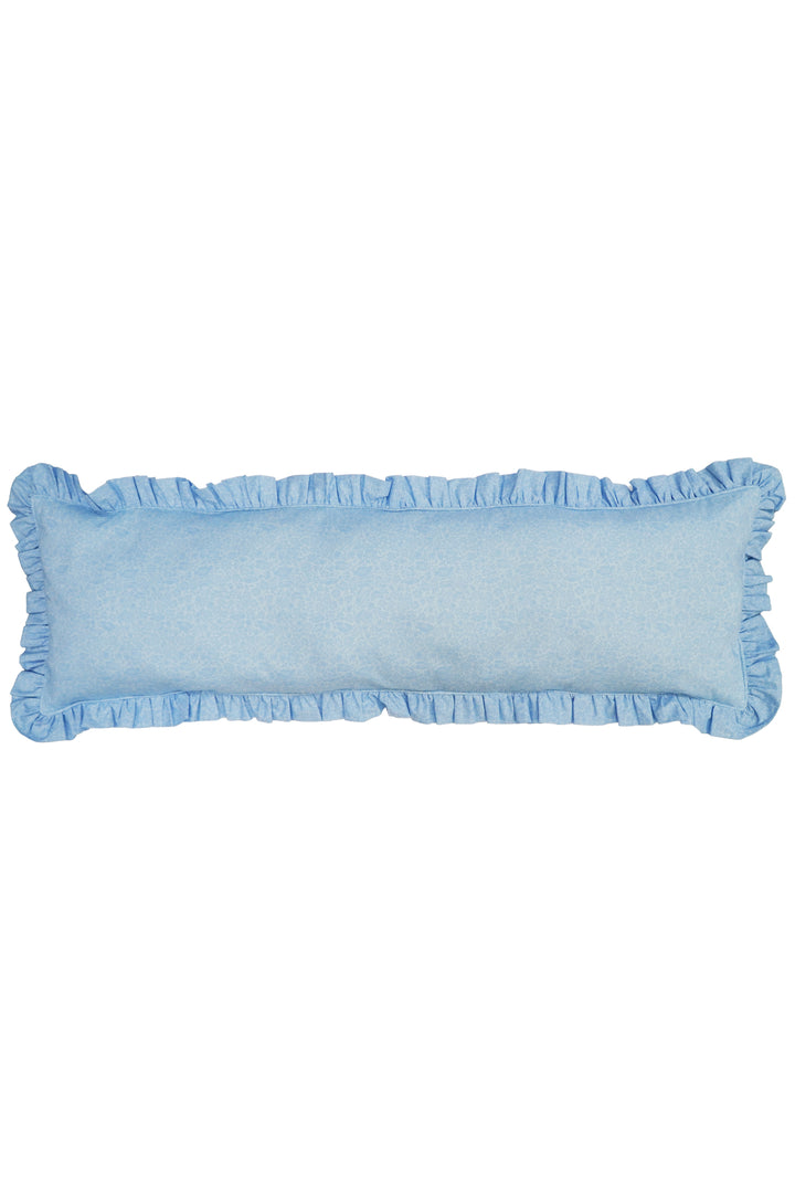 Lumbar Cushion made with Liberty Fabric POPPY DAY SKY