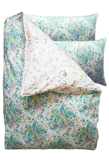 Reversible Duvet Set made with Liberty Fabrics & Bridgerton BOUQUET PARADE & REGAL BLOSSOM