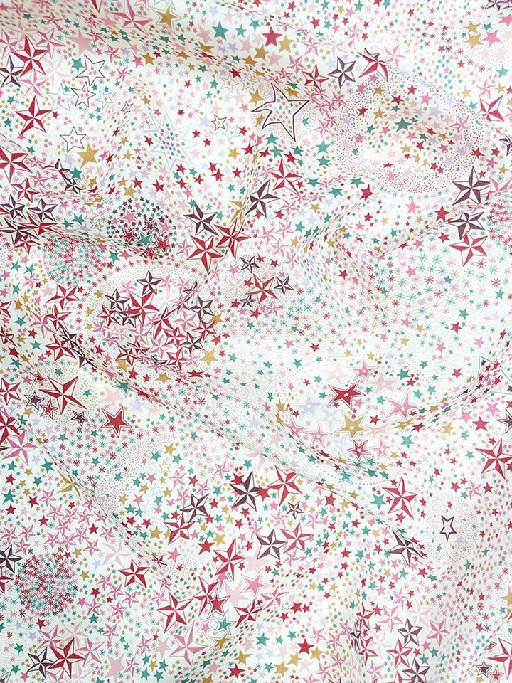 Double Ruffle Edge Tablecloth made with Liberty Fabric WILTSHIRE STAR - Coco & Wolf